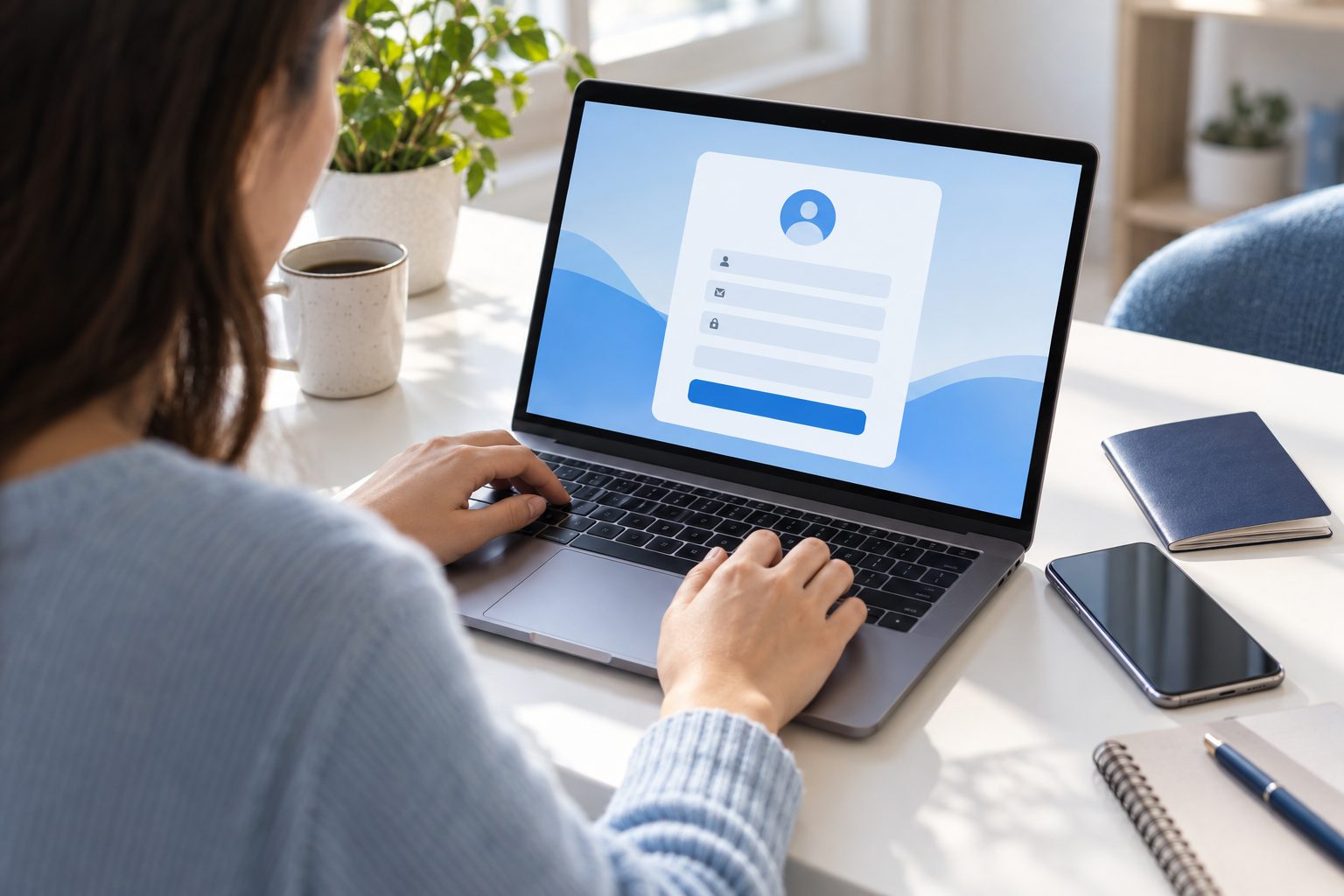 The flow from opening an account to trading and automatic crediting to your account